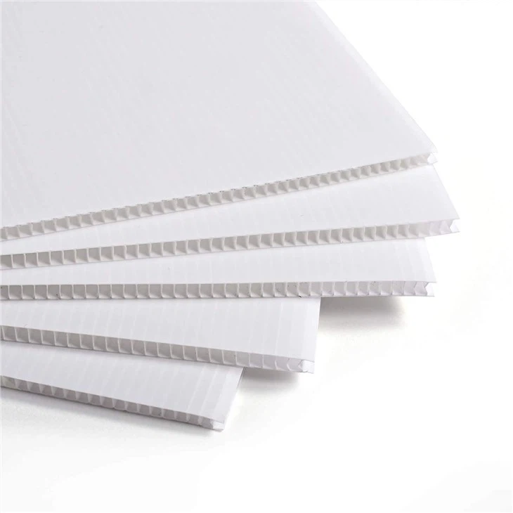 Full de tauler de corflute blanc